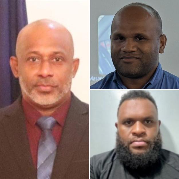 Brian Mangi, Alwyn Danitofea, Glen Buka